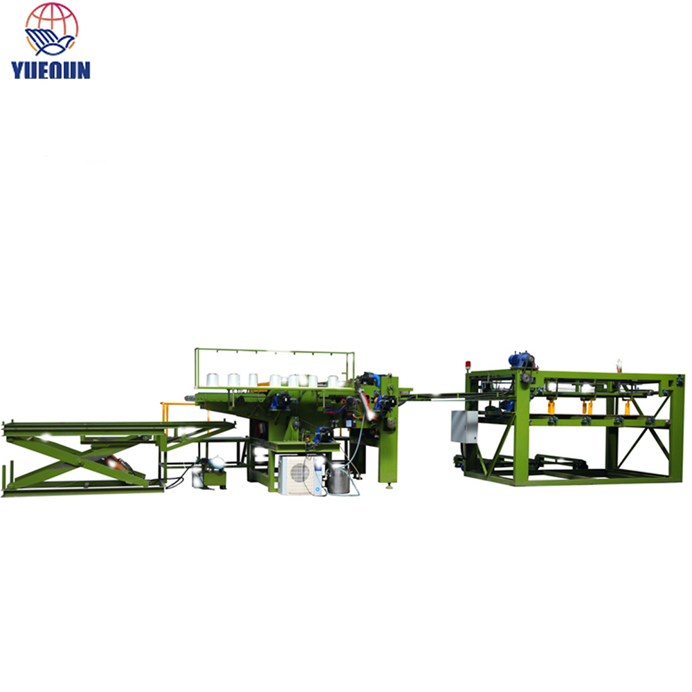 Construtor automático de núcleo de folheado de borda de núcleo de lados duplos para linha de produção de madeira compensada