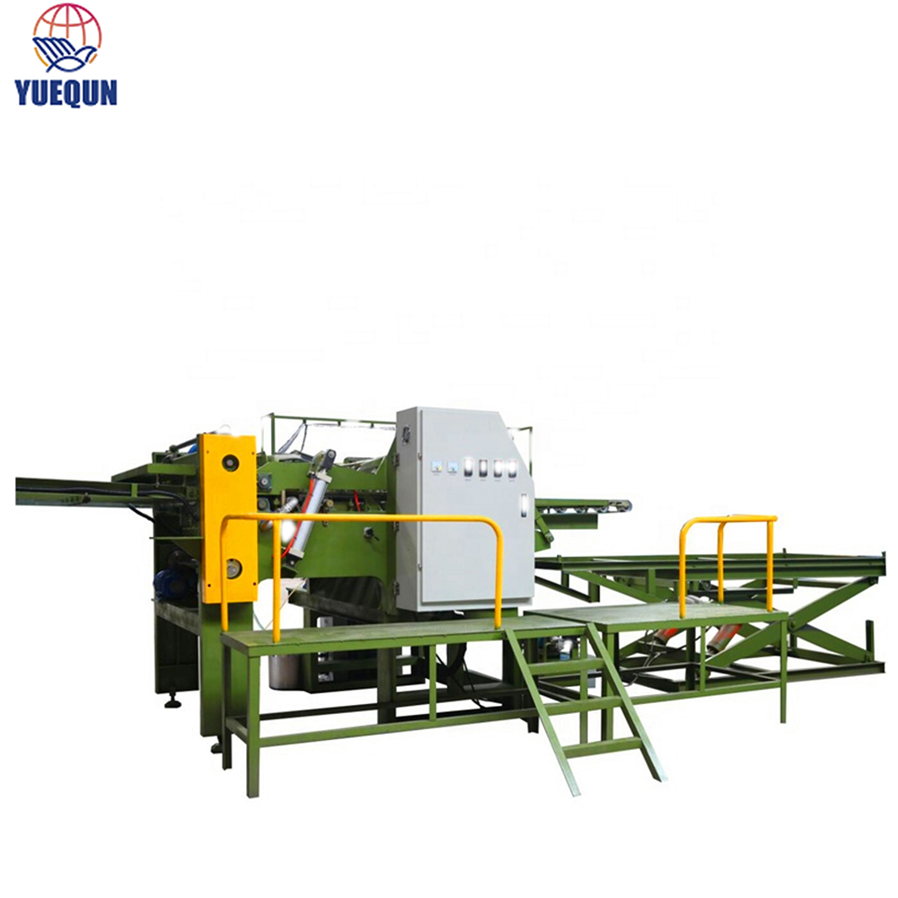 Construtor automático de núcleo de folheado de borda de núcleo de lados duplos para linha de produção de madeira compensada