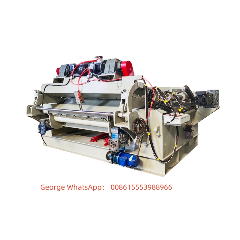 máquina de descascar folheado de madeira compensada tipo fuso resistente